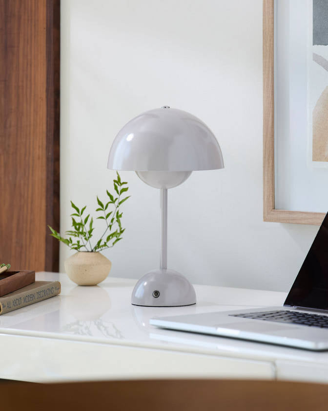 Hyatt Modern Gray Table Lamp