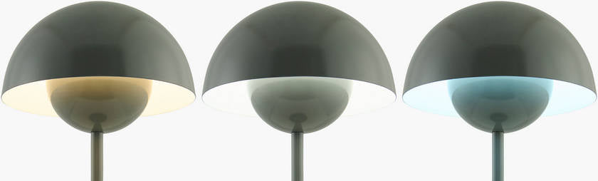 Hyatt Modern Metallic - Pewter Table Lamp