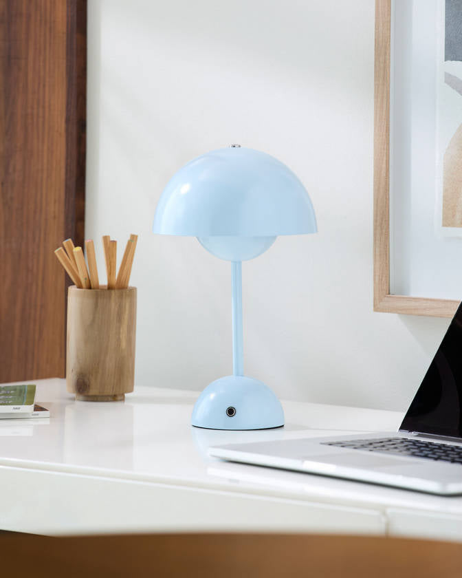 Hyatt Modern Pale Blue Table Lamp
