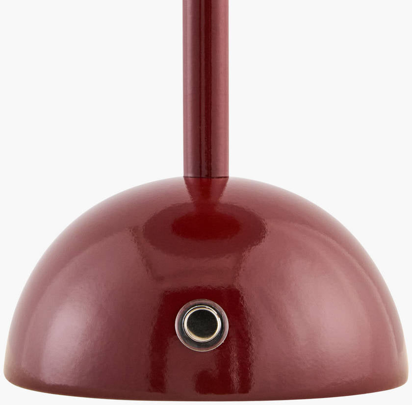 Hyatt Modern Dark Red Table Lamp