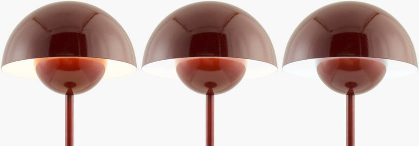 Hyatt Modern Dark Red Table Lamp