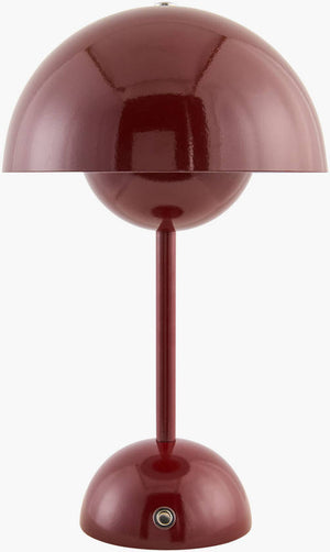 Hyatt Modern Dark Red Table Lamp