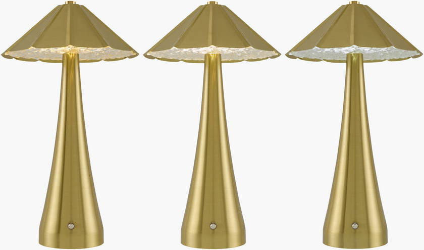 Zaynah Traditional Metallic - Brass Table Lamp