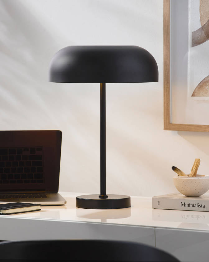 Hoyleton Modern Black Table Lamp