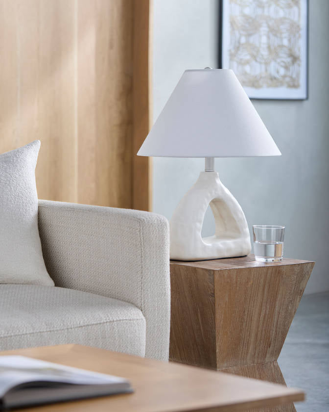 Karlene Traditional White Table Lamp