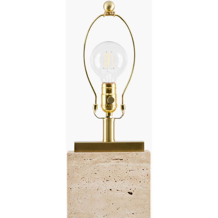 Baudilio Traditional Yellow/Brown Floor Lamp