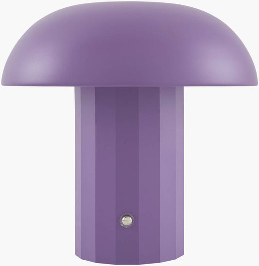 Saturnino Traditional Purple Table Lamp