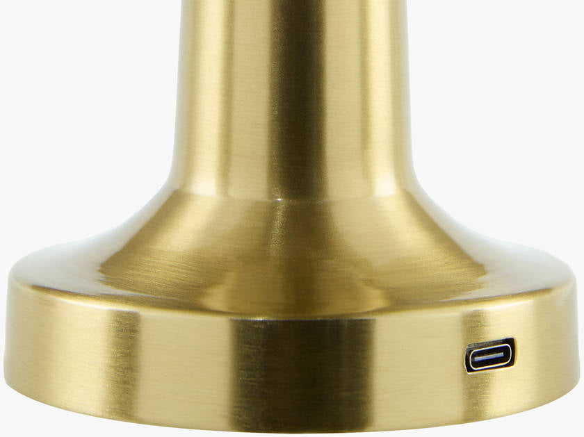 Tryone Traditional Metallic - Brass Table Lamp