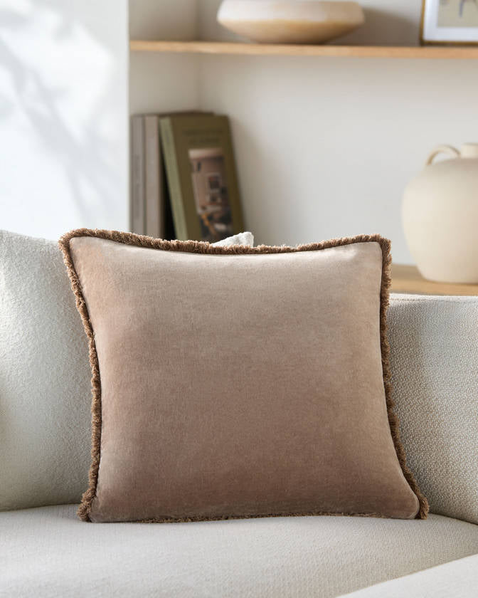 Rouveen Taupe Pillow Cover