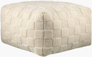 Erma Ivory Pouf