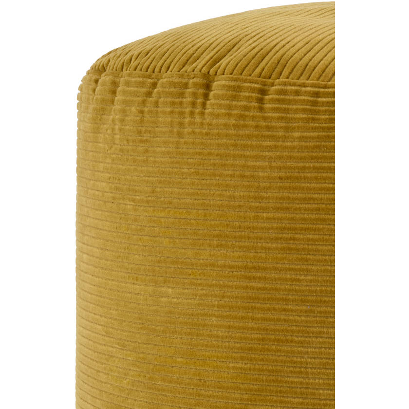 Benjiman Brass Pouf