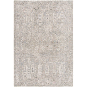 Crossett Traditional Sterling Grey Area Rug