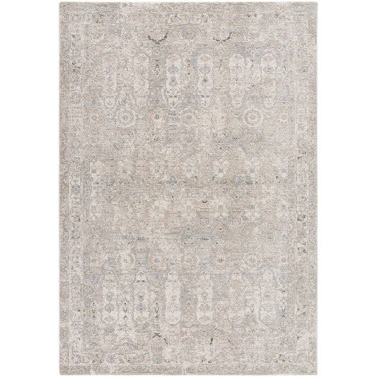 Crossett Traditional Sterling Grey Area Rug
