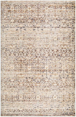 Sandro Traditional Brown Area Rug