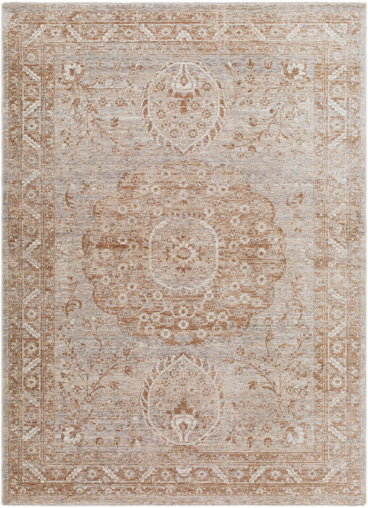 Bijan Traditional Brown Area Rug