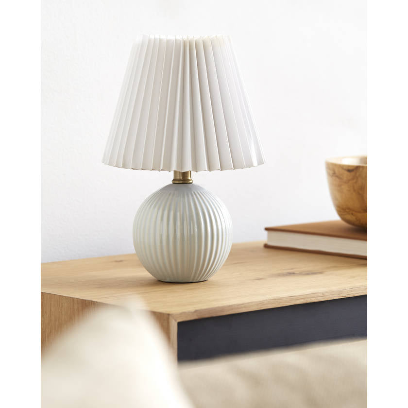 Trudie Modern Aqua Table Lamp