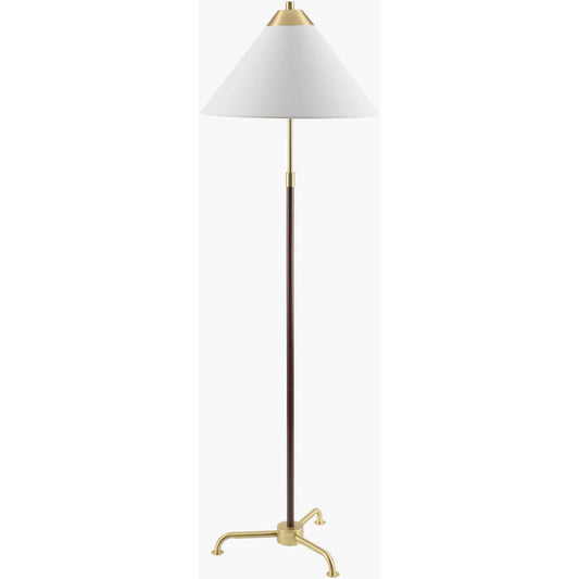 Rica Modern Brown/Gold Floor Lamp