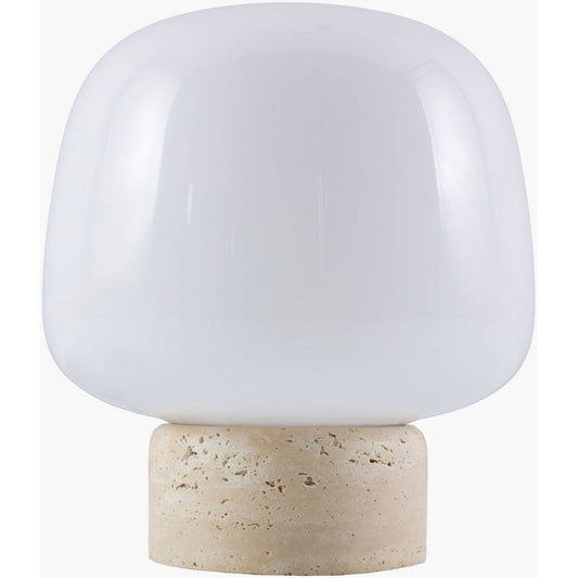 Veena Modern White/Beige Table Lamp