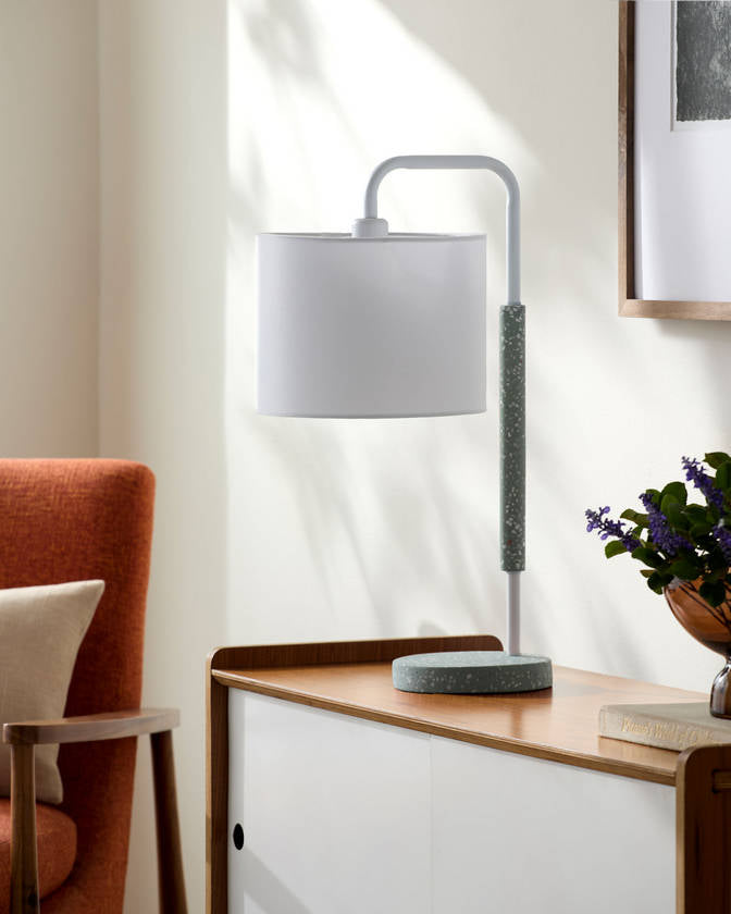 Delila Modern Green Table Lamp