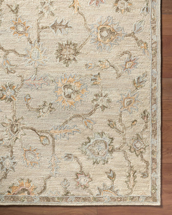 Aesha Traditional Off-White Area Rug