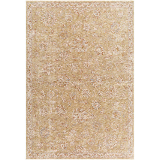 Jamell Traditional Light Brown Area Rug
