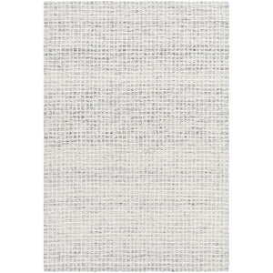 Andreas Modern Light Silver/Off-White Area Rug - Vivir x Livabliss