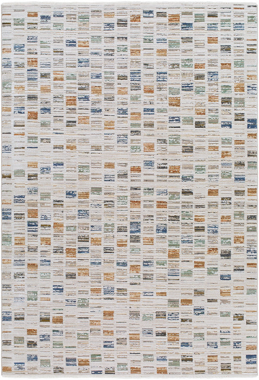 Latisia Modern Slate Blue Washable Area Rug