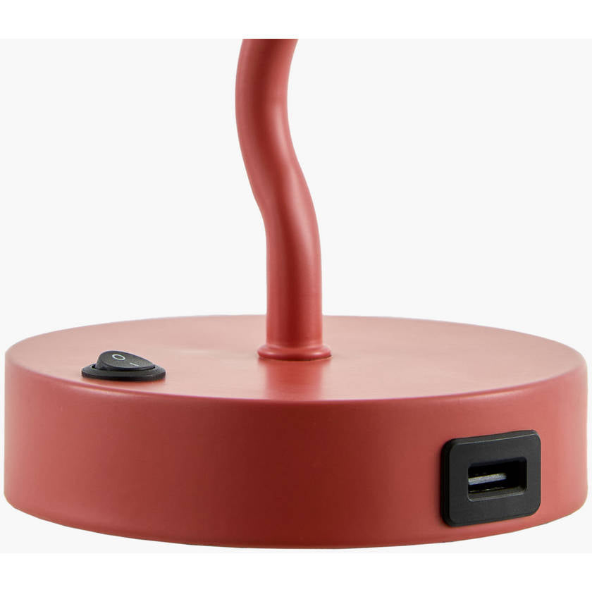 Katoya Cottage Red Table Lamp