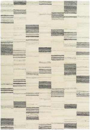 Max Modern Charcoal/Ivory Area Rug - Becki Owen x Livabliss