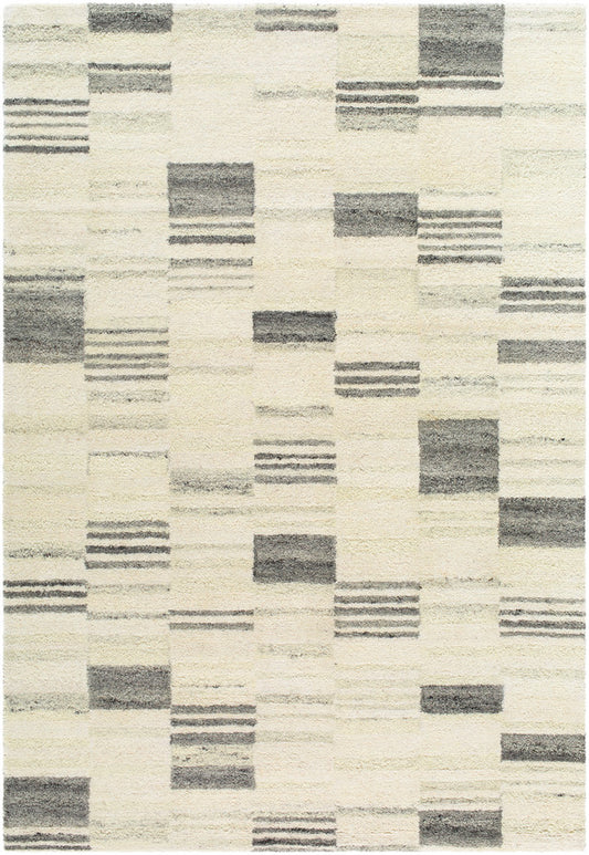 Max Modern Charcoal/Ivory Area Rug - Becki Owen x Livabliss