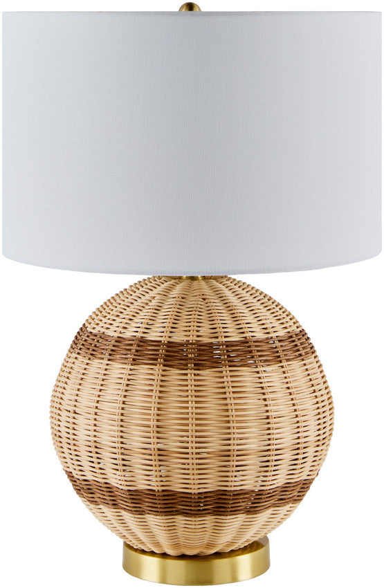Keauna Traditional Beige Table Lamp