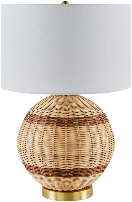 Keauna Traditional Beige Table Lamp