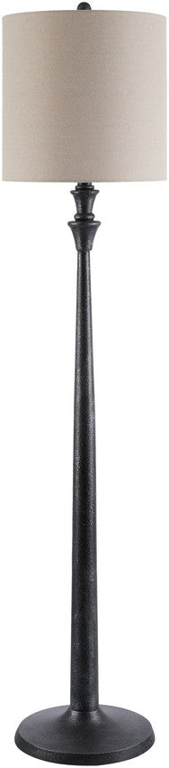 Mikia Rustic Black Table Lamp