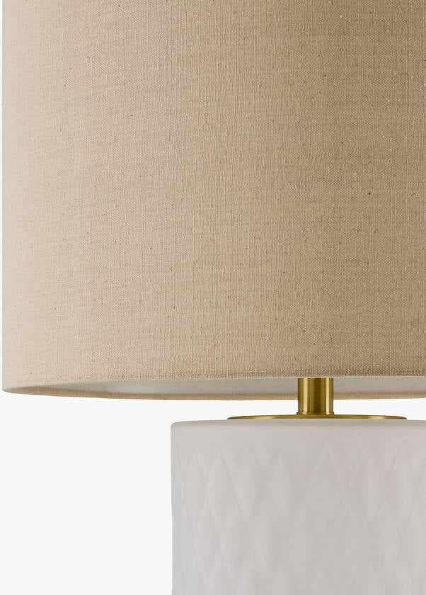 Ned Traditional Beige Table Lamp