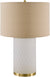Ned Traditional Beige Table Lamp