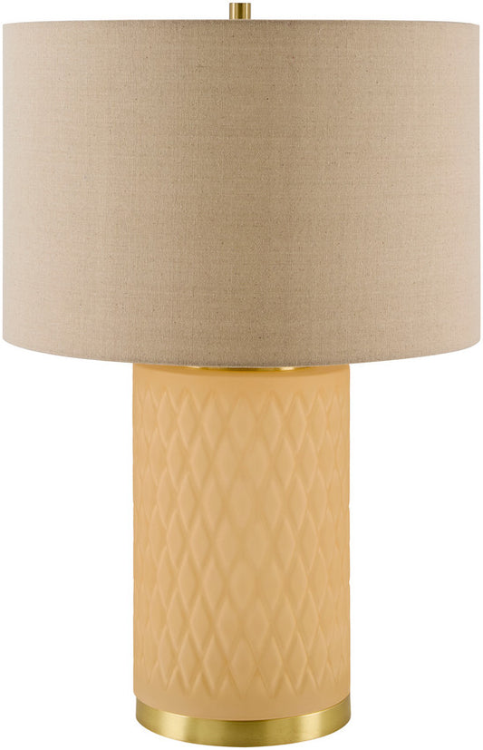 Ned Traditional Orange Table Lamp