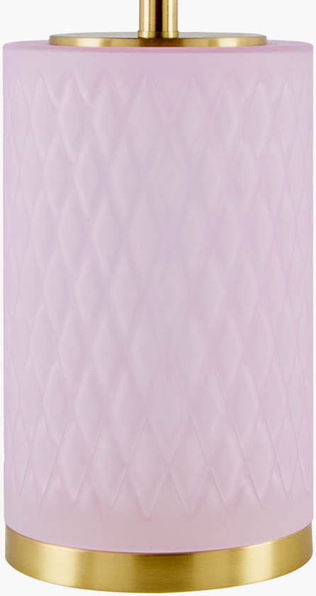 Ned Traditional Pink Table Lamp