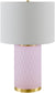 Ned Traditional Pink Table Lamp