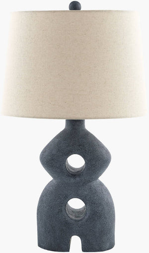 Tyffani Rustic Black Table Lamp