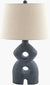 Tyffani Rustic Black Table Lamp