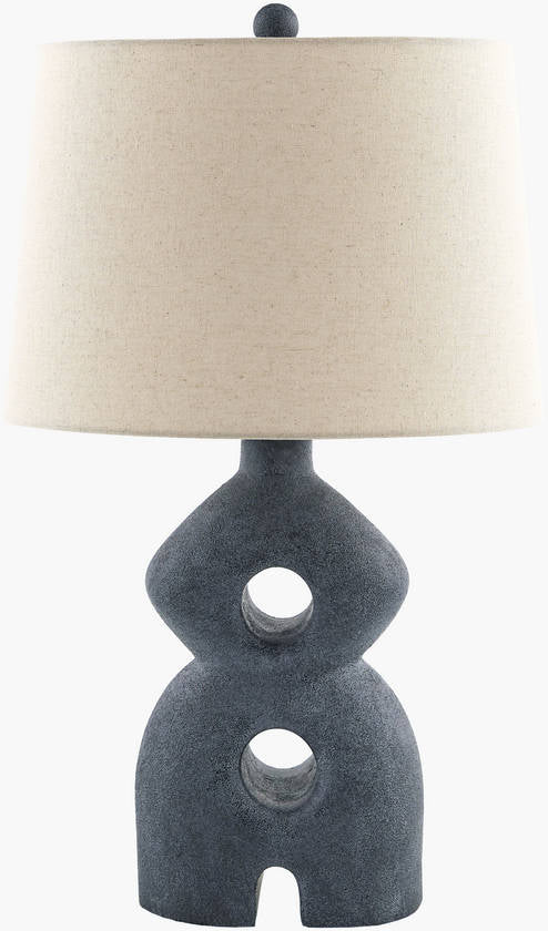 Tyffani Rustic Black Table Lamp
