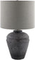 Jarriel Traditional Gray Table Lamp