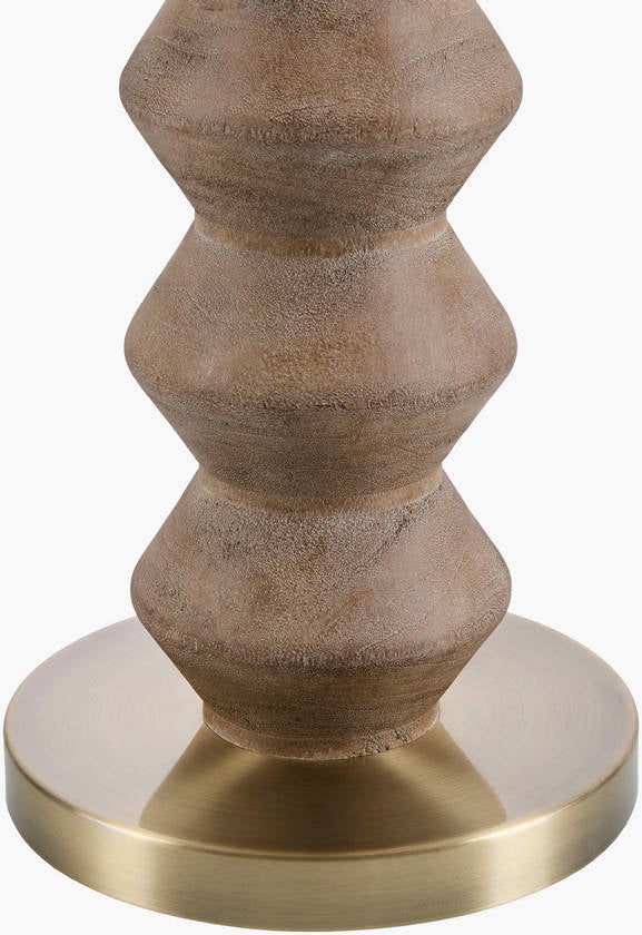 Edina Traditional Dark Brown Floor Lamp