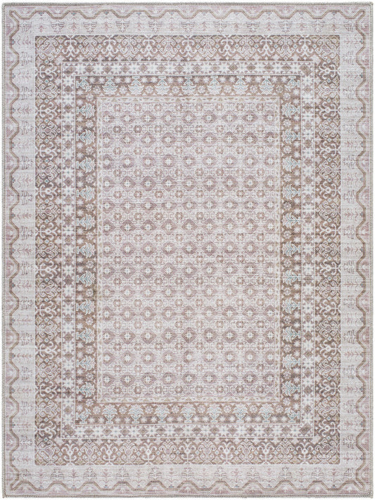 Rainier Cottage Medium Gray Washable Area Rug - Our PNW Home x Livabliss