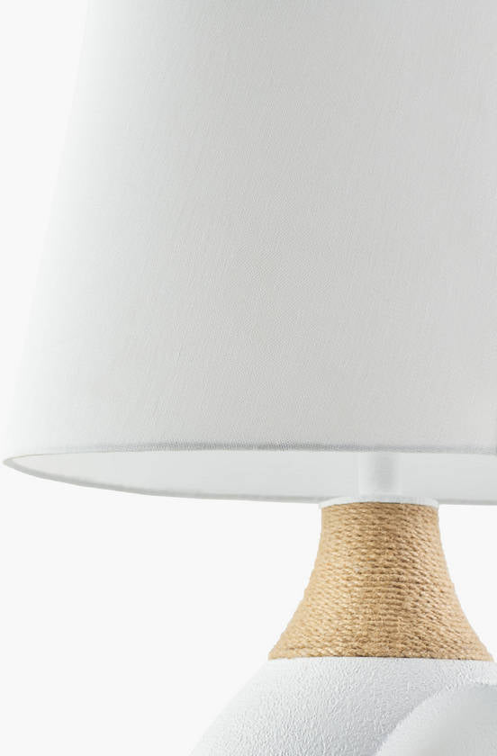 Cordelia Traditional White Table Lamp