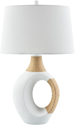Cordelia Traditional White Table Lamp