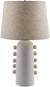 Mackenzi Traditional White Table Lamp