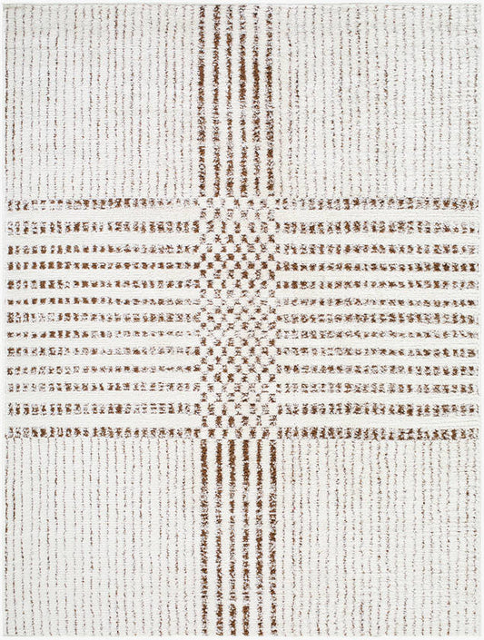 Architect Modern Dark Brown/Ivory Area Rug - Galey Alix Livabliss