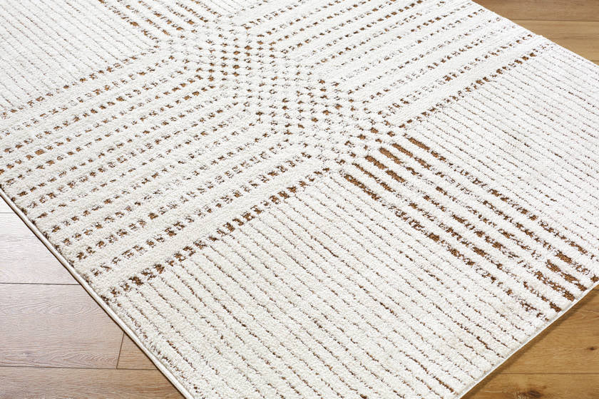Architect Modern Dark Brown/Ivory Area Rug - Galey Alix Livabliss