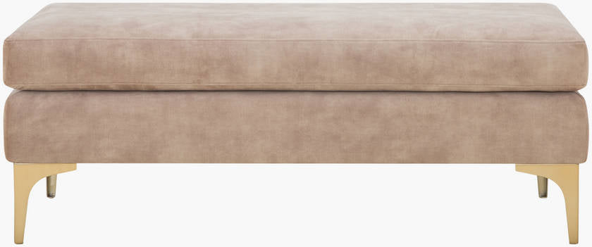 Benjamin Light Brown Bench - Galey Alix x Livabliss